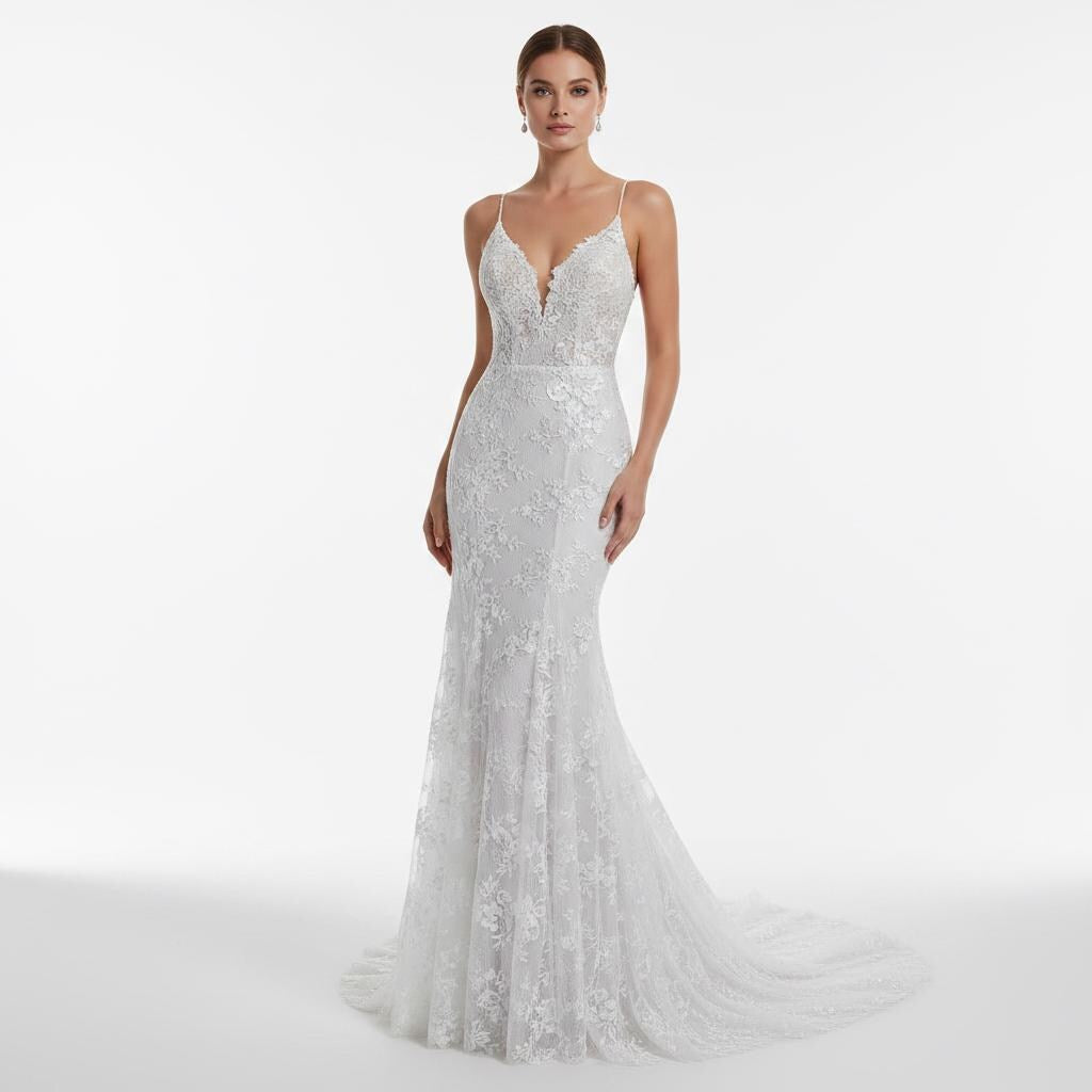 White Lace Backless Maxi Dress V Neck Sexy Summer Party Bodycon