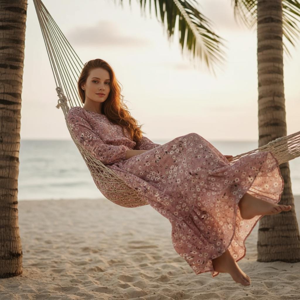 Women Floral Maxi Dress Long Sleeve Boho Beach Party Dress