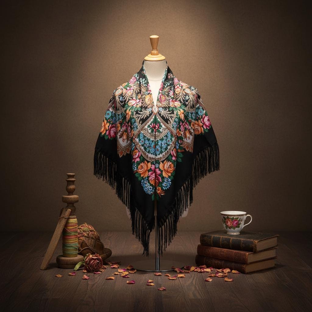 Bohemian Tassel Shawl Scarf Women Large Warm Printed Wrap