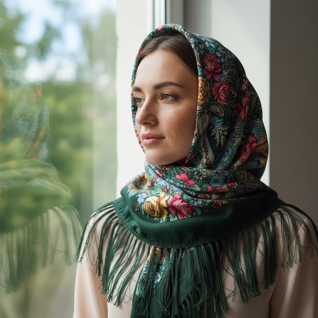 Oversized Bohemian Scarf Women Tassel Warm Winter Shawl