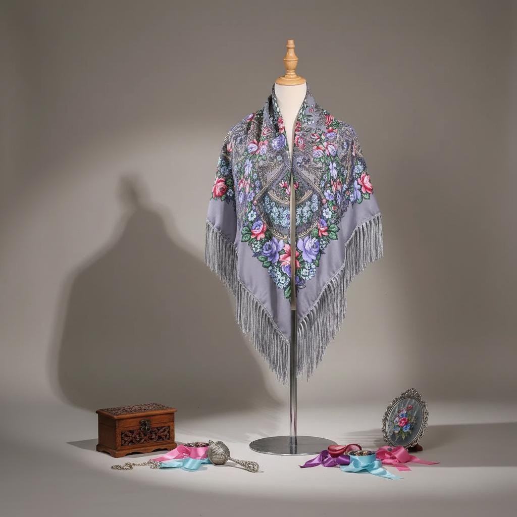 Boho Blanket Scarf Tassel Shawl Women Warm Ethnic Wrap