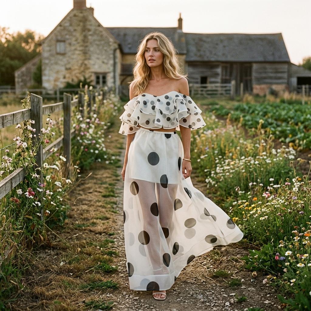 Floral Two Piece Maxi Skirt Set Women Summer Vacation Outfit