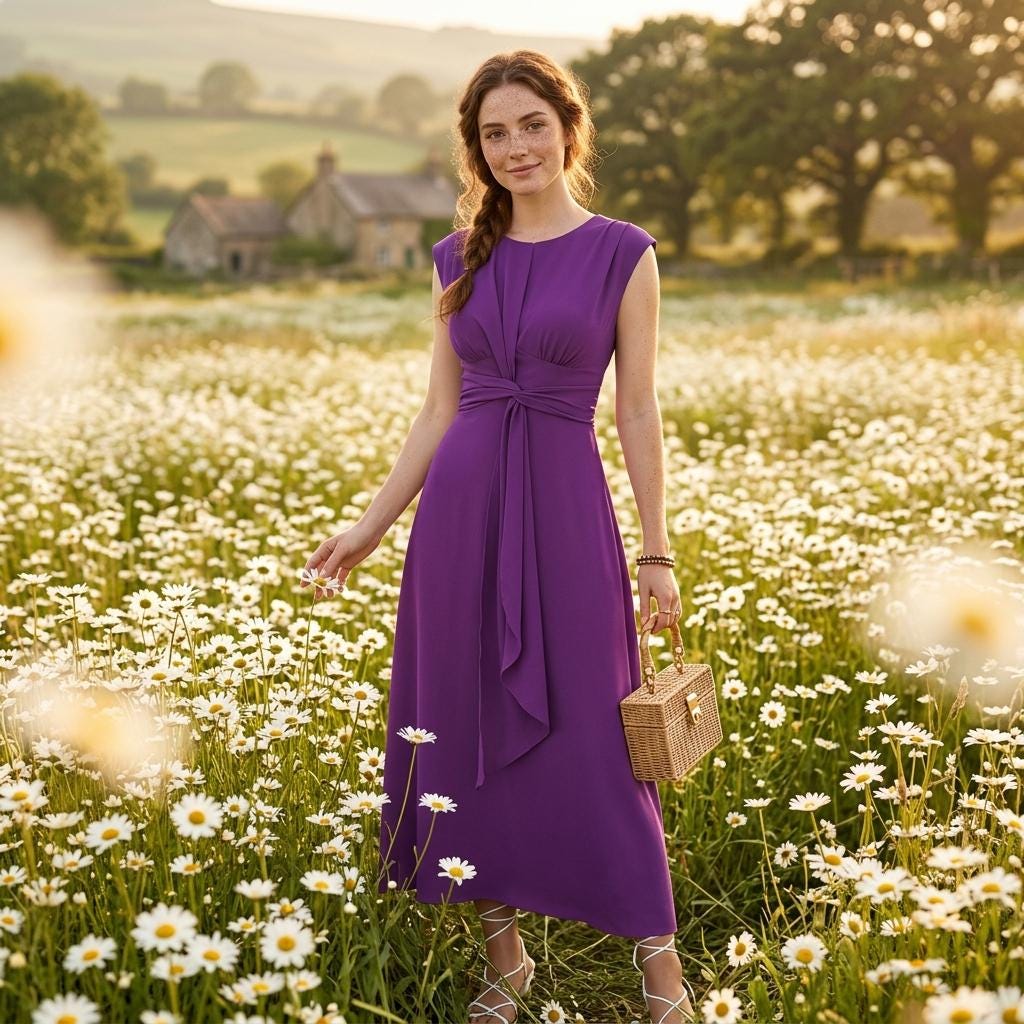 Elegant Thin Strap A-Line Midi Dress Solid Color Summer Women Outfit