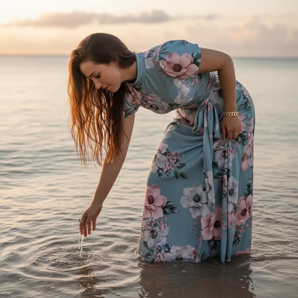 Women Boho Floral Dress Summer Flowy Maxi High Waist Beach Dress