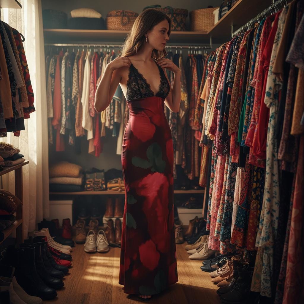 Sexy Lace Leopard Halter Dress Deep V Neck Fishtail Maxi Gown
