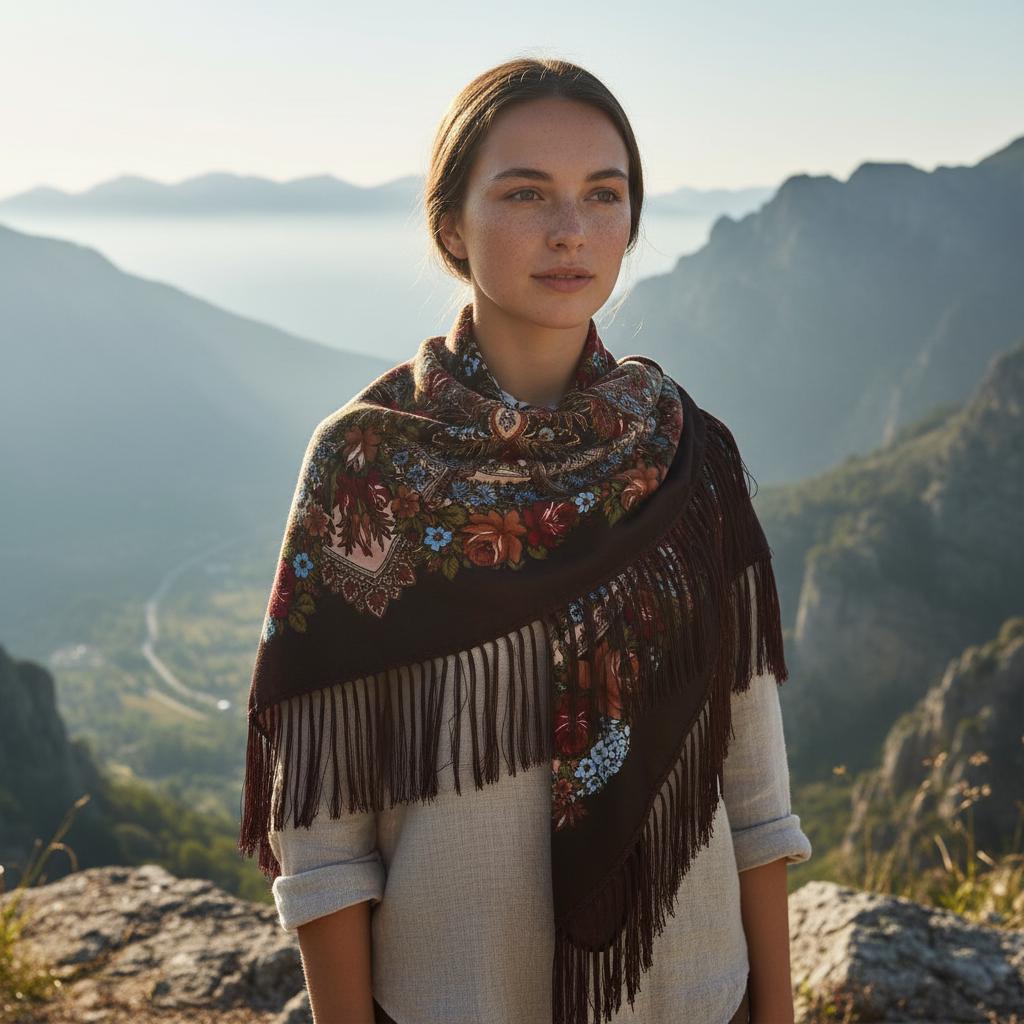 Ethnic Boho Shawl Women Warm Tassel Blanket Scarf Wrap