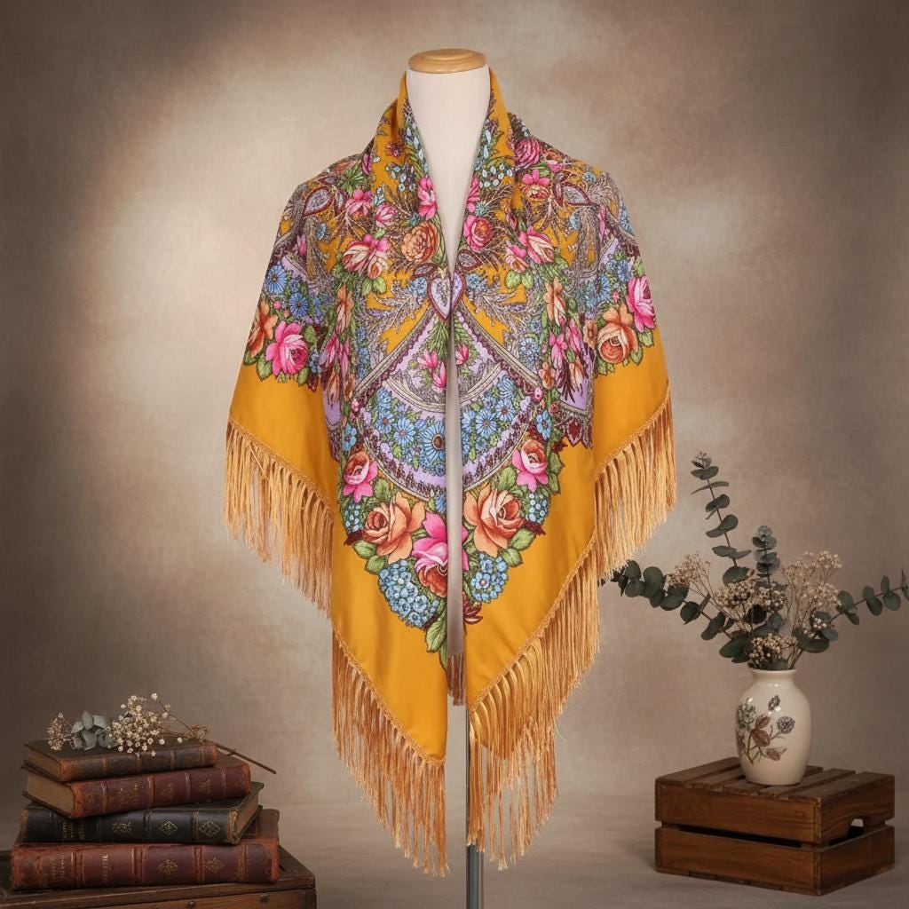 Boho Ethnic Tassel Shawl Women Large Warm Winter Scarf Wrap