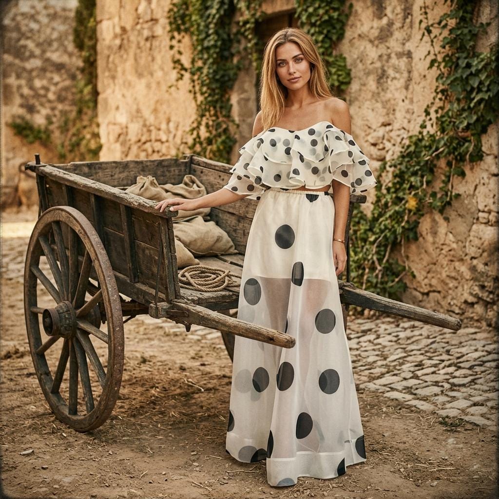 Floral Two Piece Maxi Skirt Set Women Summer Vacation Outfit